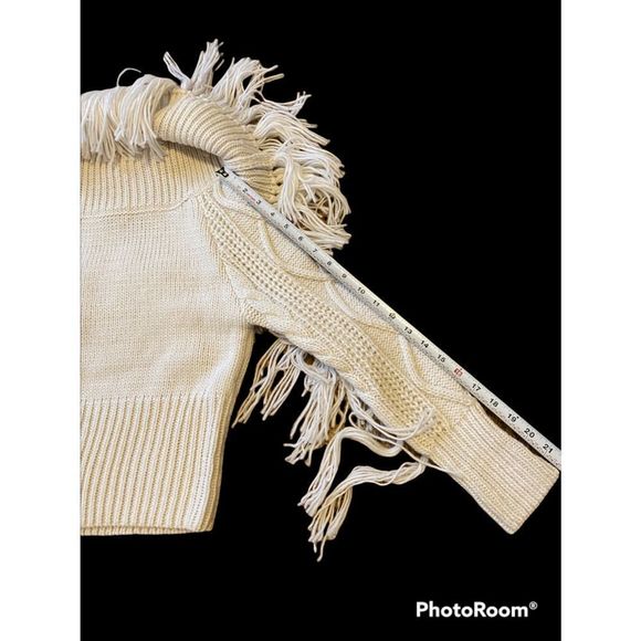 Vintage Willow Root Cropped Cowl Neck Sweater - Picture 5 of 11